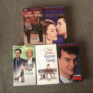 Tom Hanks and Meg Ryan VHS lot